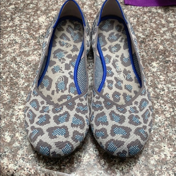 Rothy's Shoes - Rothy’s Grey Spotted Flats Size 10 Retired